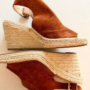 Women's Tan Wedge Sandals